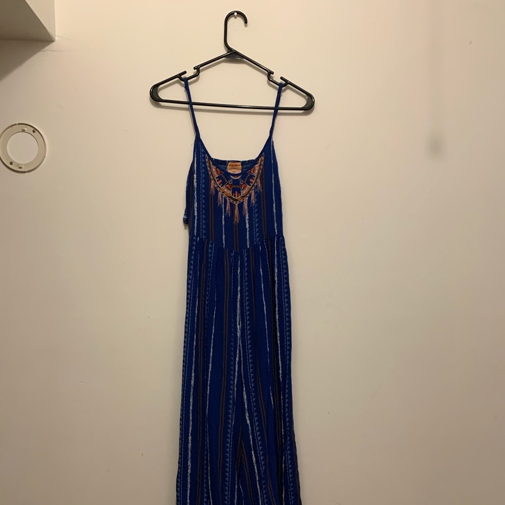 Blue and Orange Jumpsuit